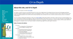 Desktop Screenshot of csharpindepth.com